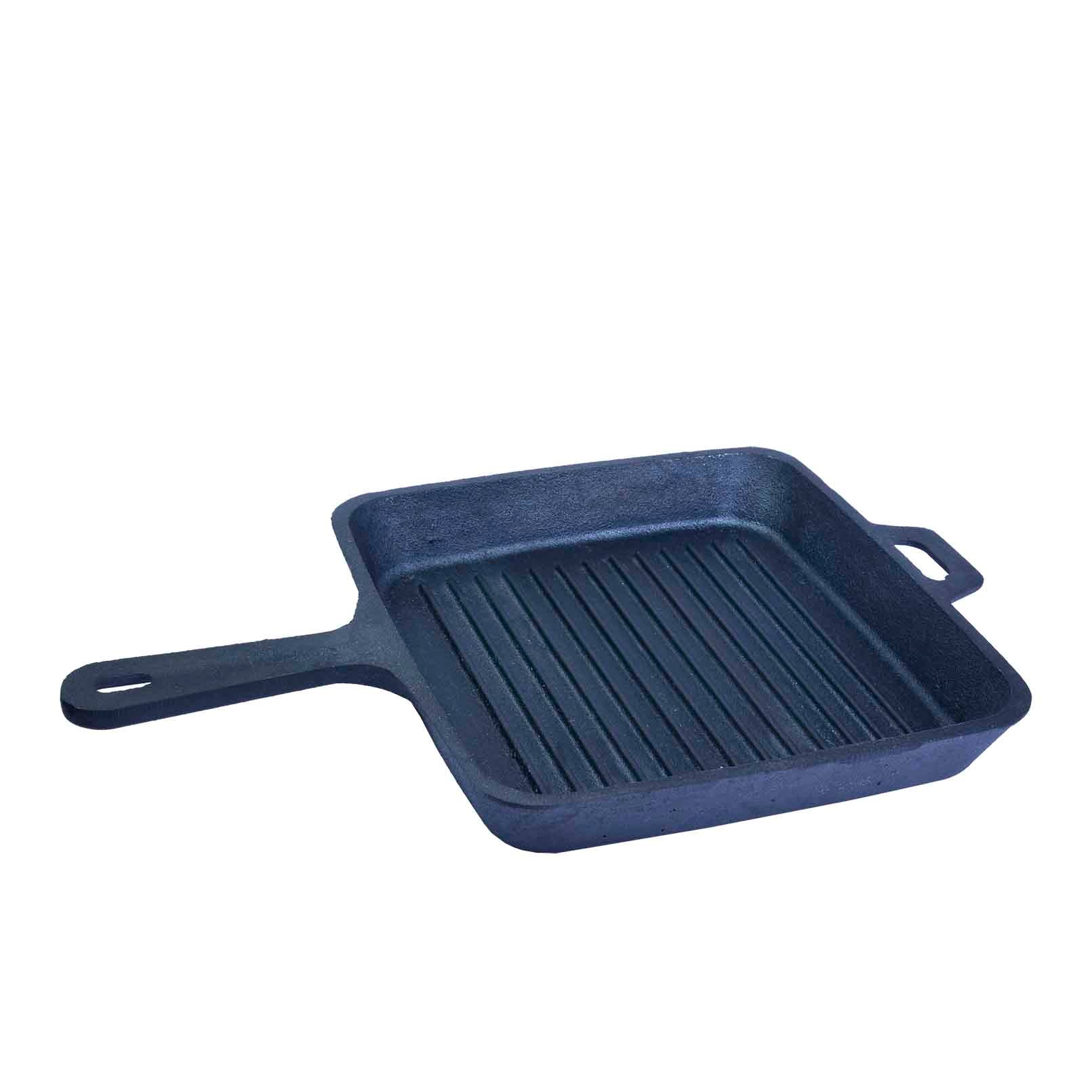 Pre-Seasoned Grill Pan Long Single Handle ( 16 Inch / 40 Cm )