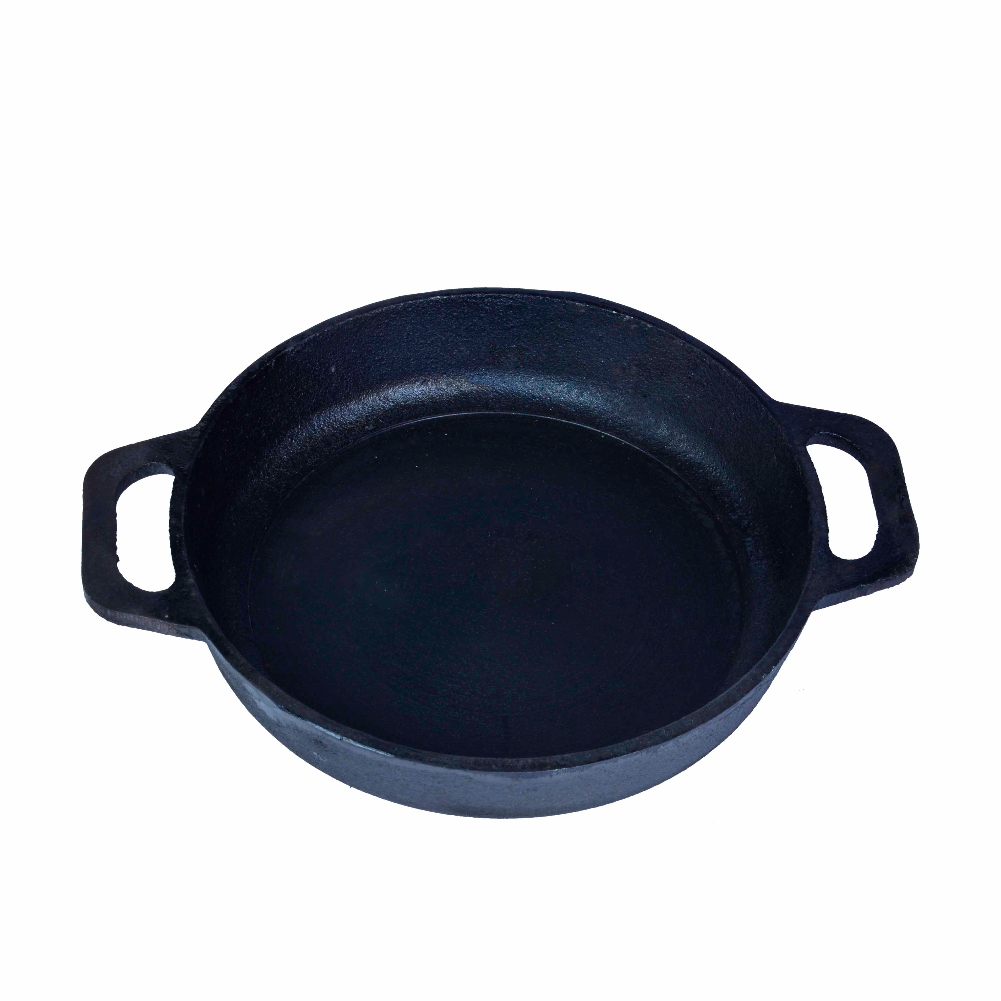 Products Cast Iron Round Skillet Double Handle
