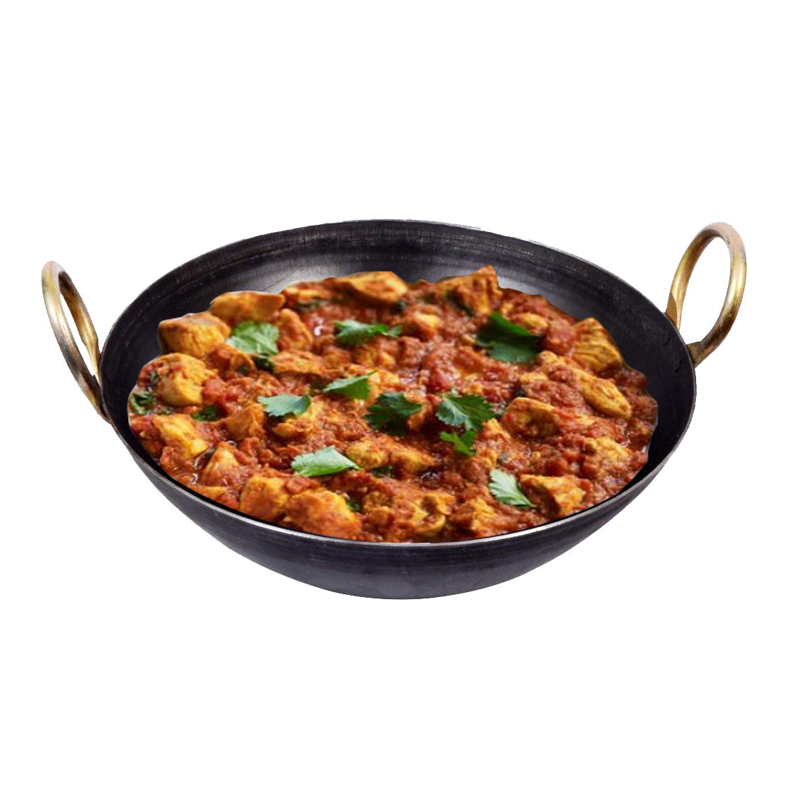 Iron Golden Ring Kadhai 10 Inch + Iron Roti Tawa Handle 10.5 Inch
