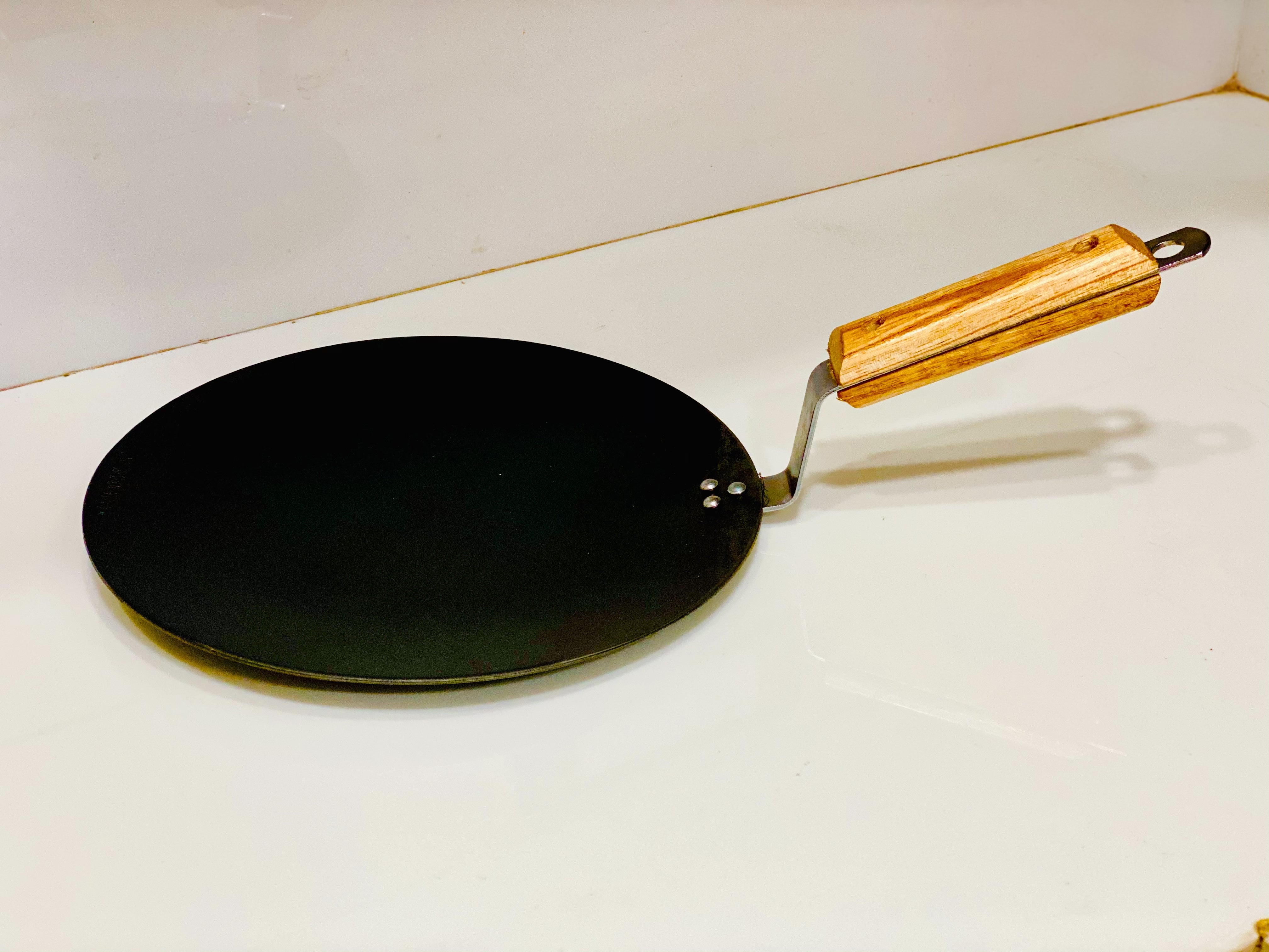 Iron Premium Concave Tawa -(11 inch / 27 cm)
