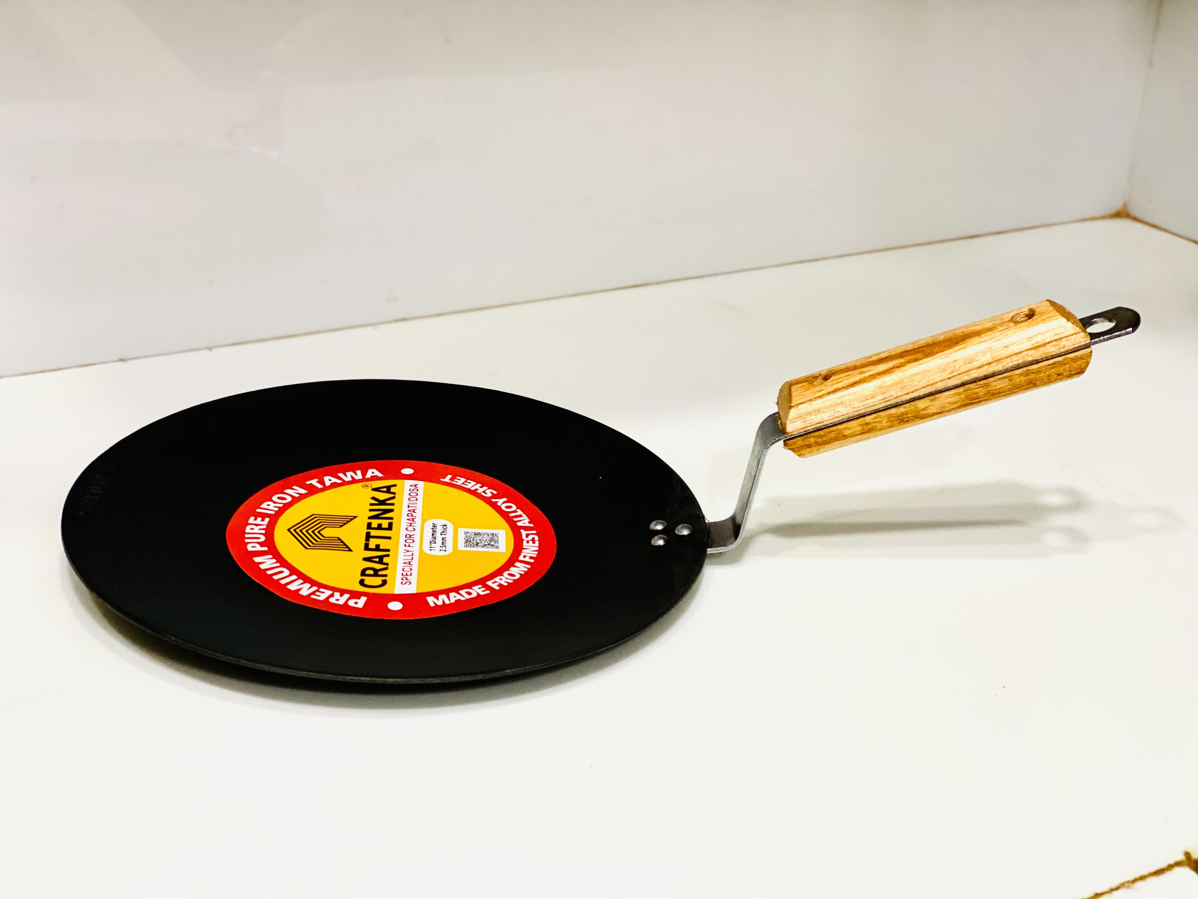 Iron Premium Concave Tawa -(11 inch / 27 cm)